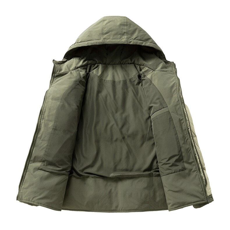 日系复古假两件连帽棉衣男冬季宽松情侣冬季棉服M0829-P103,男装棉衣,星座308B-2