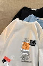 控48重磅230g纯棉长袖t恤男大码圆领卫衣打底衫TX3121-P28，男装T恤，电商A040