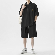 短袖t恤夏季时尚清爽青少年男生休闲运动套装TZ22-特批-70，男装T恤，星座718