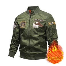 加棉美式潮牌宽松版型飞行服时尚潮牌户外运动休闲加棉，男装夹克，星座210-5(原414-2)