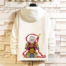 JK65203-P45连帽夹克男大码胖子棒球服上衣外套砖墙挂拍，男装夹克，电商A040A