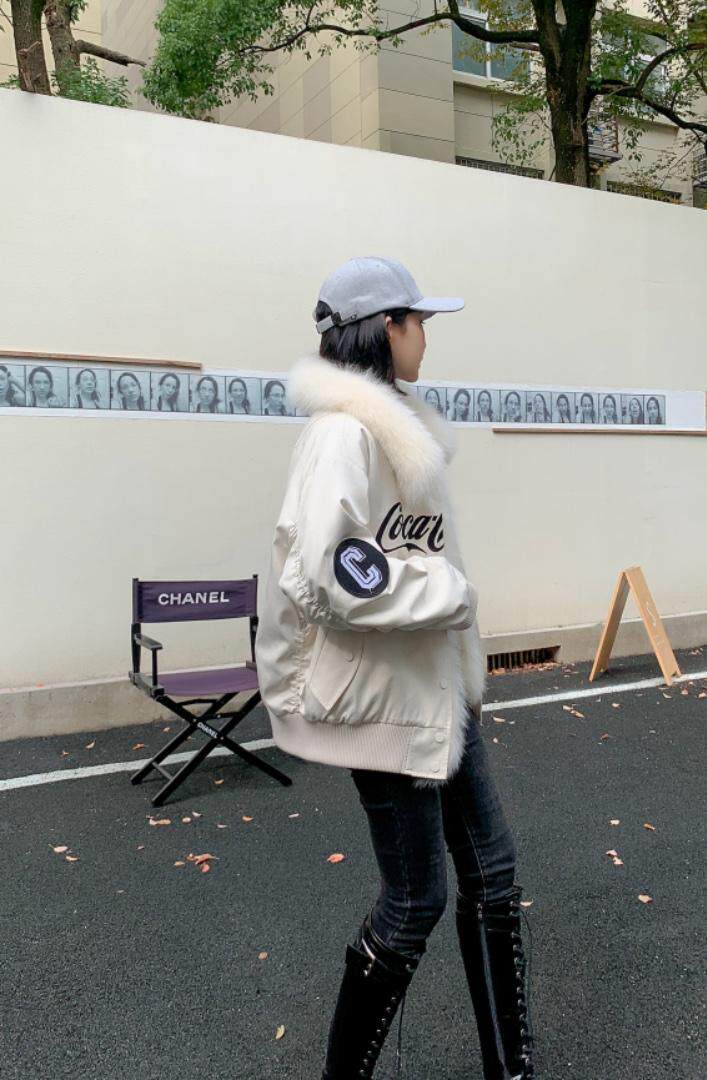 酷的狐狸毛派克服，其它，贻思茗