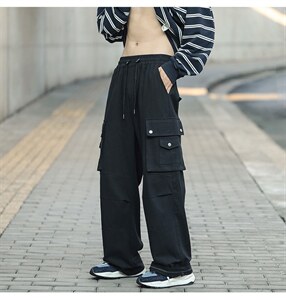 CF05-P60控78 M-5XL 棉 多口袋拖地工装裤图片