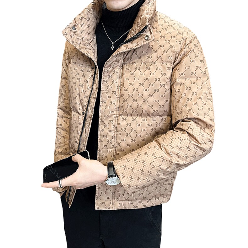 店主风冬季新款时尚立领羽绒服男士潮流保暖外套B328-9901-P165,男装羽绒服,电商B328