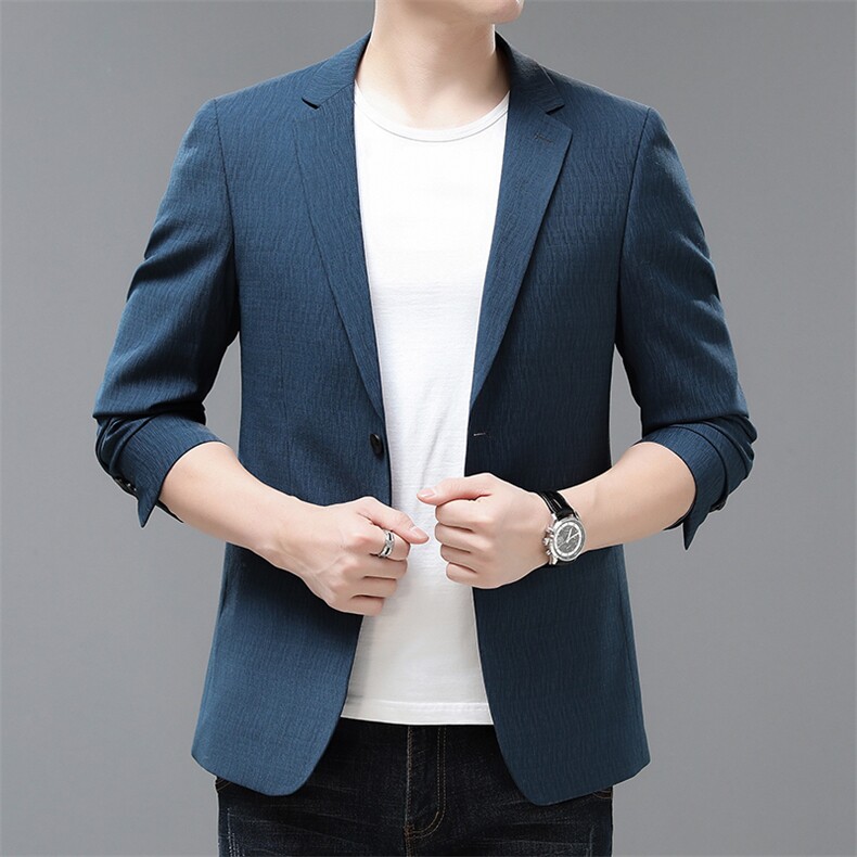 DW23165春季新款西装男西服简约外套西服商务休闲小西装单西P150,男装西服,电商B360