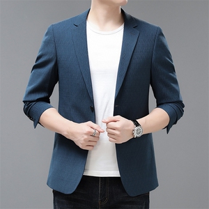 DW23165春季新款西装男西服简约外套西服商务休闲小西装单西P150图片