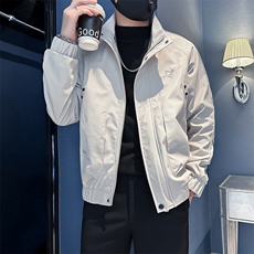 高级感痞帅炸街外套男立领夹克社会小伙店主风301C-JK15-P98控138，男装夹克，星座301C（原B323）