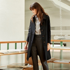 中长款风衣女春秋外套英伦小个子大衣流行2025年新中式高档女风衣，女装风衣，尚羽泽网红店