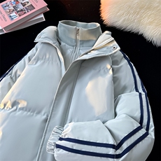 ！2025新款加厚棉服冬季假两件情侣立领棉衣CM98872-P88特，男装棉衣，星座815A