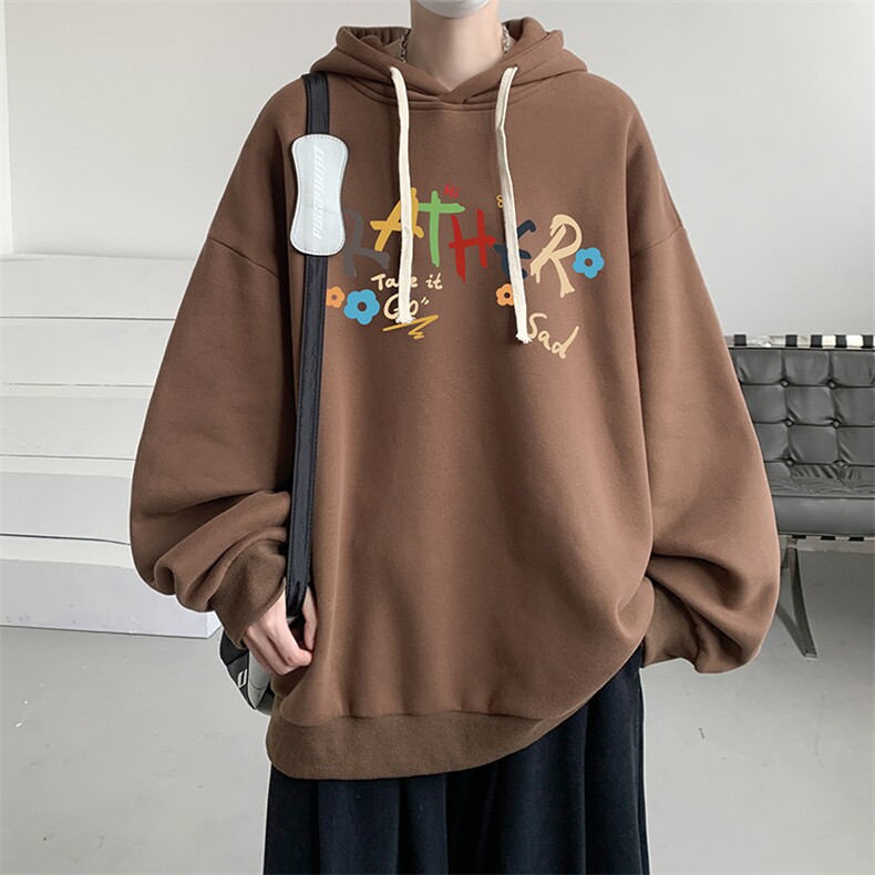 连帽卫衣男大码运动服帽衫外套WY2301-P35加绒款-P40,男装卫衣,电商A040