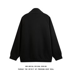 WY5019/P65春装新款高品质不起球织带设计开衫卫衣男潮宽松外套，男装卫衣，电商A141