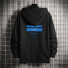 KS21033-P38加绒款-P43连帽开衫卫衣男运动外套大码班服网格，男装卫衣，电商A040A