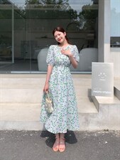 韩版连衣裙，女装连衣裙，阿爆