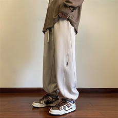 港风休闲裤男宽松拖地束脚裤卫裤KP725P40，男装休闲裤，星座1204-3