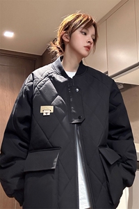 冬季2023大码港风棉衣棉服情侣装冬装男女中性宽松外套S273-P118图片