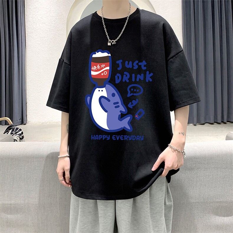 230g重磅纯棉短袖t恤男大码半袖半截袖DX17450-P20,男装T恤,电商A040
