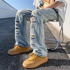 潮流男夏季新款休闲潮慵懒气质牛仔裤M5144P55，男装牛仔裤，星座1116-2