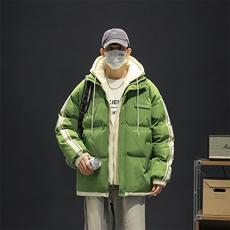 冬季假两件棉服男女同款加厚保暖棉衣棉袄外套M082-特价P63，男装棉衣，电商A007