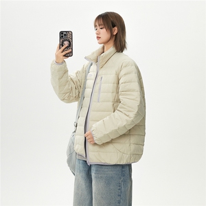 有90绒报告 印花轻便M-5XL大码白鸭羽绒服男78187P238控328图片