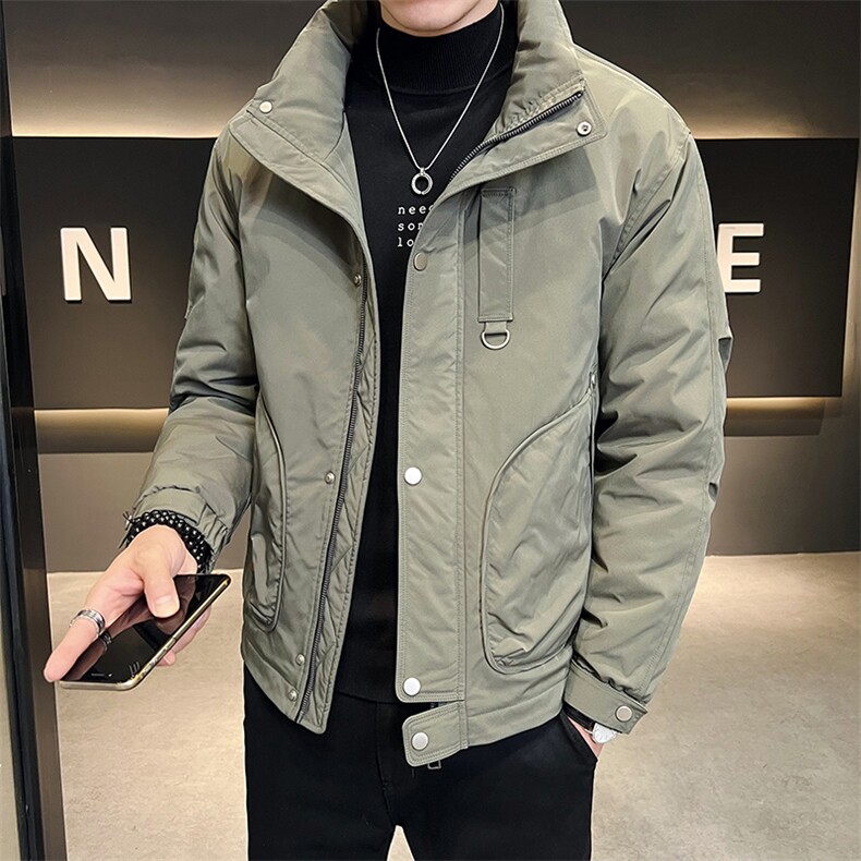主推款男士简约立领羽绒服上衣外套潮百搭A329-S2885-P150,男装羽绒服,电商A329