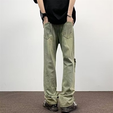 2024美式牛仔裤男款直筒长裤潮C6169P55，男装牛仔裤，星座1116-2