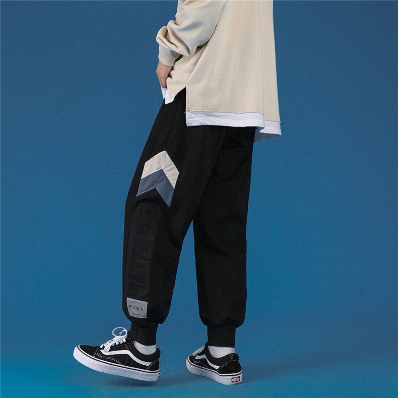 秋冬季韩版潮流运动卫裤男抽绳束脚休闲裤子K83-P50,男装休闲裤,电商C305A