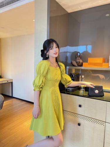 日韩连衣裙，女装连衣裙，花海QY