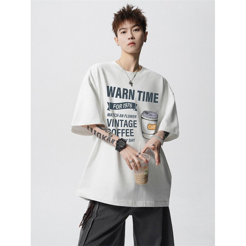 240g美式重磅短袖T恤FSDX272M-5XL特批25无差价控48，男装T恤，电商B219B