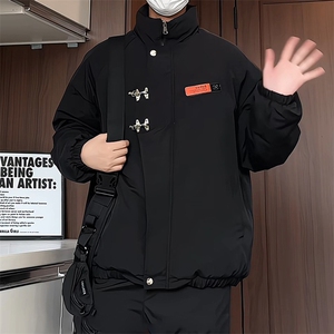 MY102J/P85冬季新款飞机扣棉衣男新中式加棉加厚棉袄外套新款棉服图片