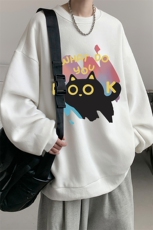 圆领卫衣男超大码胖子肥佬大号长袖t恤S6454-P28，男装卫衣，电商A040