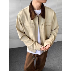 J50-P95牛仔外套男女春秋冬美式复古设计感宽松高级感休闲工装，男装工装外套，电商B323A