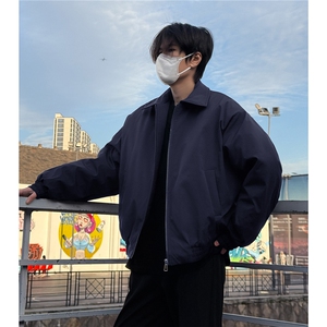 港风2026冬装飞行员夹克棉服厚外套男装冬季宽松翻领棉衣S374特75图片