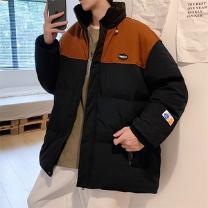 新款男百搭设计感潮流情侣港风棉衣M063-P90控148图片