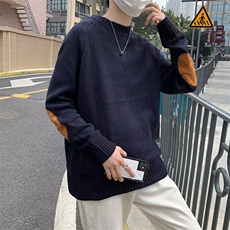 美式街头设计感圆领毛衣男慵懒风休闲针织衫M27P38，男装针织衫/毛衣，星座1116-2