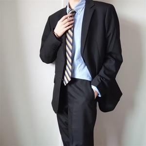 韩版帅气宽松港风高级感西装外套男女同款百搭休闲西服XZ001 P78图片