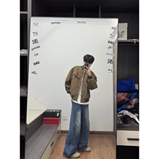 【有货】重磅哈灵顿夹克棕色做旧棒球服工装夹克JK795特P73，男装夹克，星座908-1