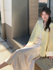 新款上新2025新中式重工立体刺绣防晒外套女85086-208A-P160-K255，女装短外套，浙宝208A