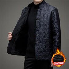 主推唐装男士冬中老年风棉衣加绒棉袄外套MJ7871-P92，男装棉衣，星座1105-3