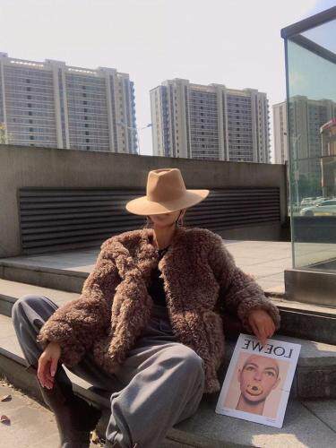 颗粒外套，女装，尚映