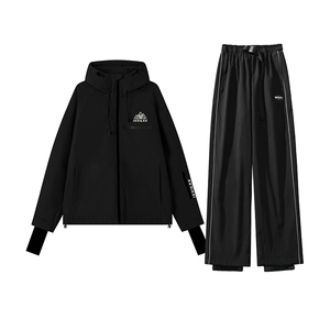 防水防风男女单板加棉加厚滑雪服套装HF66+HK1164J加绒-P260控398图片