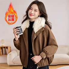 现货！加绒加厚冬季新款棉衣女派克服，女装棉衣/棉服，韩蔻秀