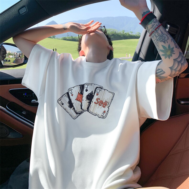量大优供视频重磅麂皮绒短袖t恤男JT542-特p19,男装T恤,电商B371