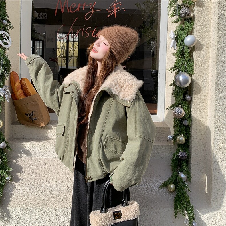 派克服今年流行漂亮的外套女装冬季加厚款，女装派克服，浙宝131