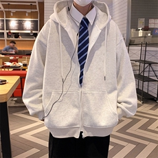 703-WH172-P65秋冬加绒卫衣外套光板可二开，女装短外套，星座703