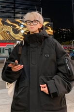 新标80重磅工装羽绒服保暖潮外套冲锋衣A436-973-P225控价298，男装羽绒服，电商A436