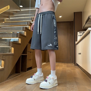 ！2025夏季新款男士风短裤学生潮牌五分裤DK276特P25控39图片