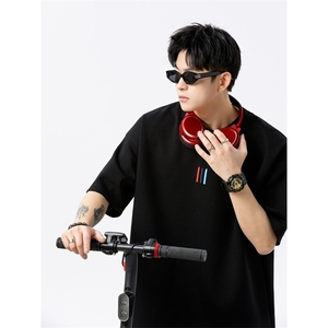 25新款夏季简约百搭重磅宽松短袖T恤 -DX2503-P38控58图片