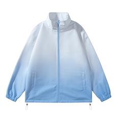 秋季宽松两面穿夹克男渐变立领上衣外套DSA157B-JK7906-P68，男装夹克，电商A157B