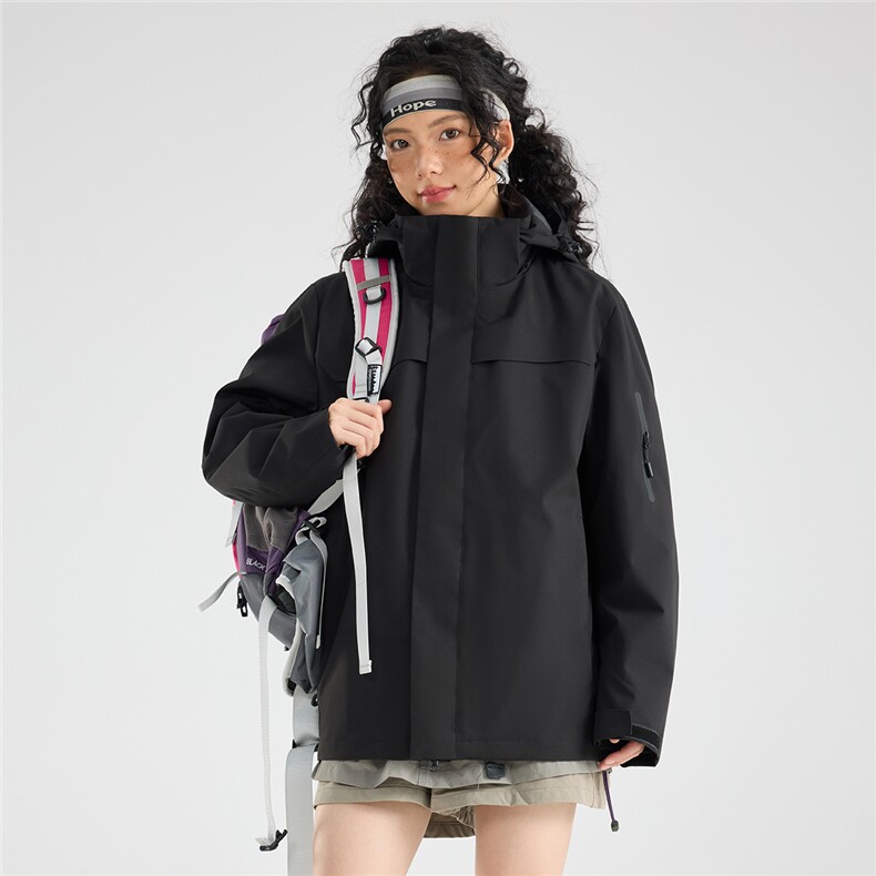 冲锋衣2025新款秋冬三合一户外防风登山运动外套A436-6688-P105,男装夹克,电商A436