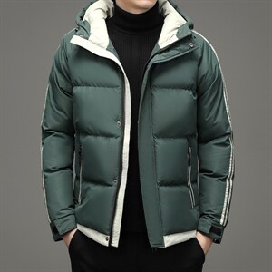 冬季潮流男新款保暖纯色连帽外套棉衣休闲棉服面包服ZG2821-P110，男装棉衣，电商B212（原钱塘6029）